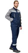 Костюм рабочий мужской "Оптима" синий-серый