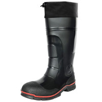 Сапоги ПВХ "Акватрек", КП, с надставкой, цв. чёрный